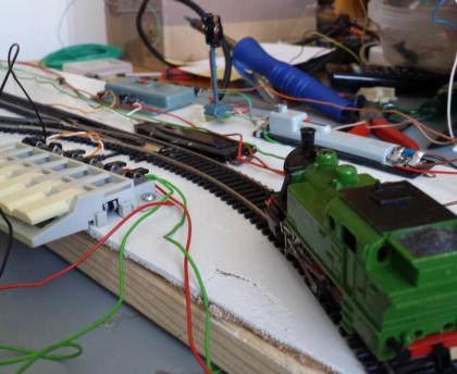 Reparatur ihrer Loks und Waggons (Spur TT), analog, aus älterer Produktion