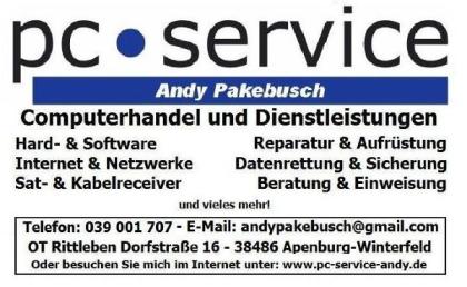 PC-Service Andy Pakebusch - Computerhandel und Dienstleistungen