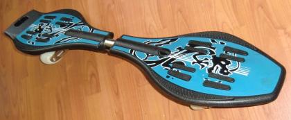Waveboard Ripstik Wave Board Streetboard mit Leuchtrollen