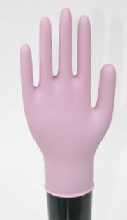 Alfatex Rosa Nitril Einmalhandschuhe