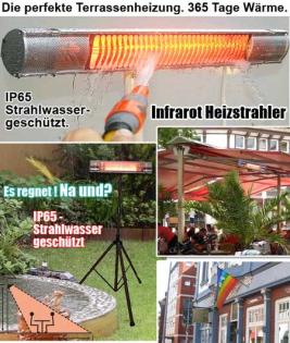 Heizstrahler, Bad, Terrasse, Balkon. Noch sind die Sommerpreise aktuell.