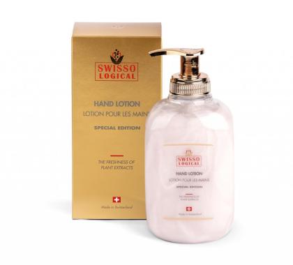 Handlotion Handcreme Swisso Logical Zepter goldene Edition mit Flocken 300 ml