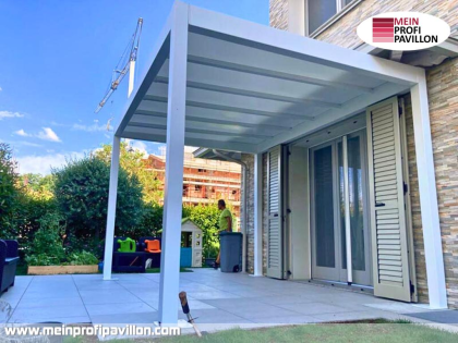 Pergola 3x3 Überdachung Pavillon Terrassenüberdachung Zelt Terrasse Sonnenschutz