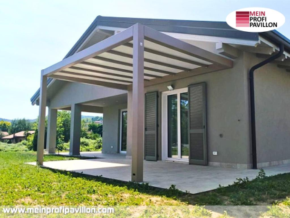 Pergola 4x4 Überdachung Pavillon Terrassenüberdachung Zelt Terrasse Sonnenschutz