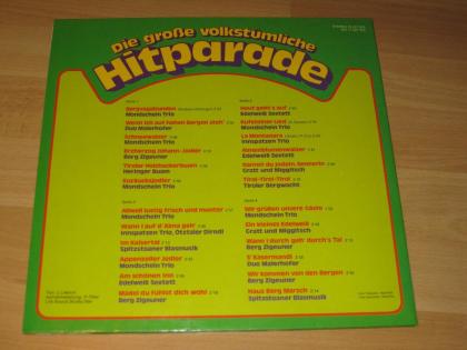 Die große volkstümliche Hitparade - BASF Doppel- LP