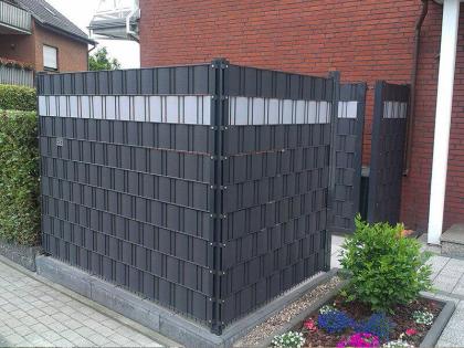 Hart-PVC Sichtschutzstreifen aus Polypropylen Zaunblende Zaunzubehör 2, 50 m