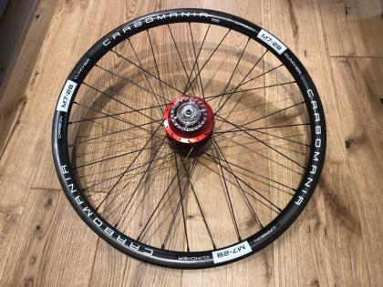 Rohloff Highend-Carbon Laufradsatz, Gates, neuwertig, 650B (27, 5