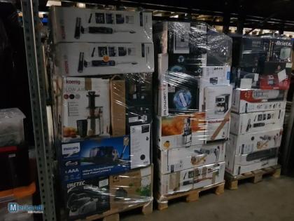 Elektrogeräte, Haushaltsgeräte, Mixpaletten, Palettenware, Retourware