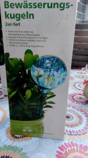 Bewässerungskugeln für Blumen Pflege