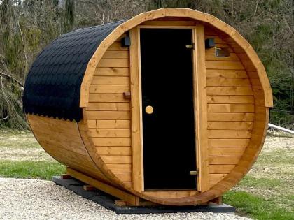 Garten Sauna Fass Sauna Outdoor Sauna Stockholm Ø 2.2 L 2.7m