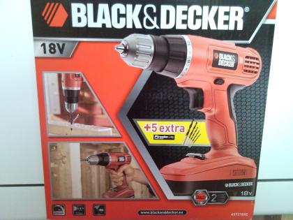  Akkuschrauber von Black Decker, Akku-Bohrschrauber  AST 218 XC  18 Volt,  Neu O
