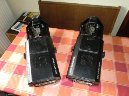 2 x Clay Paky Miniscan 300 HTI im Doppelcase