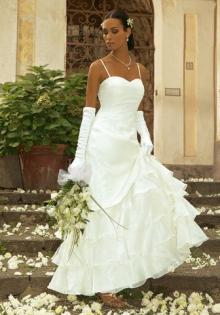 Romantisches Brautkleid Gr. 36