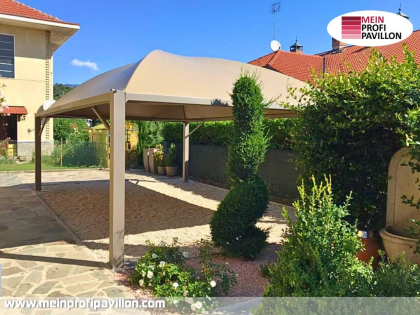 Pavillon 4x4 Überdachung Pagodenzelt Festzelt Pvc Terrassendach Pergola Terrasse