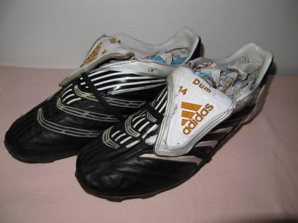 Sascha Dum Bayer Leverkusen MATCHWORN BOOTS2021/06