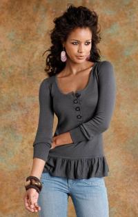 Beschwingter Longpullover für Damen - beim Weihnachtseinkauf Versandkosten spare