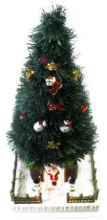 Elektrische Weihnachtsbaum mit Musiek und Weihnachtsman!NEU in OVP!!!!