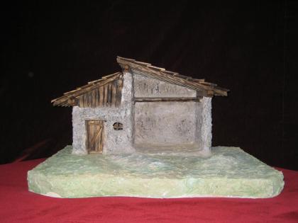 Handgefertigte Krippe von privat zu verkaufen