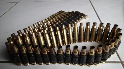 Patronengurt Patronengürtel MG-Gurt Army/ Rocker/ Militär/ Metal/ Gothic/ Armee 