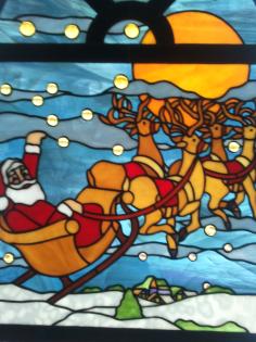 Nikolaus auf Schlitten