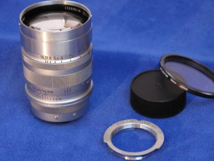 Leitz Leica Summarex 1,5/85 chrom, Gewinde + M-Adapter