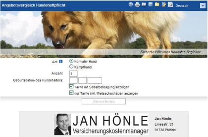 Hundehaftpflichtversicherung günstig - hier ab 39,- Euro