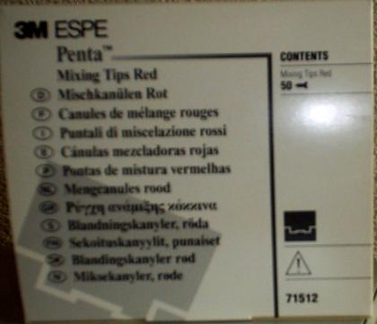 3 M ESPE Mischkanülen, rot, zu verkaufen