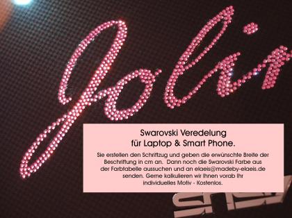 Laptop, Smart Phone oder ein Apple Produkt   Swarovski Veredelung.