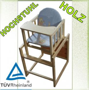 TÜV-geprüfter Marken-Kinder-Hochstuhl sicher-günstig inkl. Schrittgurt (Schutz v