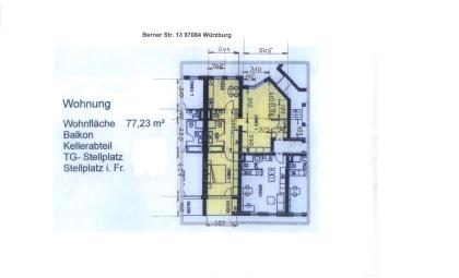 Direkt vom Eigentümer(keine Maklerprovision!):Sonnige 2-Zimmer Wohnung mit EBK, 