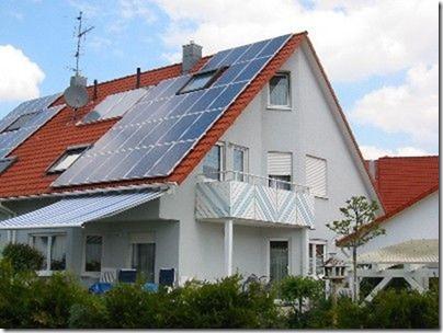 Solaranlage auf dem eigenen Hausdach