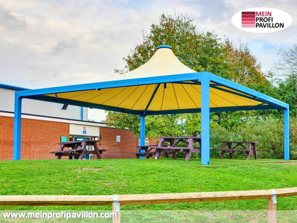 Pavillon 11x11 Überdachung Pagodenzelt Pvc Schule Universität Campus