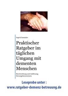 E-Book Ratgeber, Demenz, Betreuung