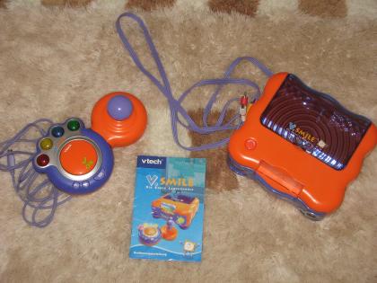V.Smile von Vtech VSmile mit Joystick und Heft - neuwertig