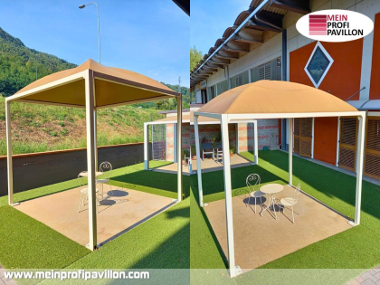 Pavillon 5x5 Überdachung Sonnenschutz Festzelt Terrassenüberdachung Pvc