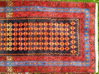 Orientteppich Heriz antik 19. 268x120 (T117)