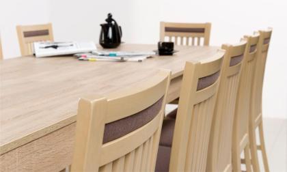 MPS groß praktisch Tisch WENUS 160-300x90x76cm Eiche Sonoma 4-12 Personen Esstis