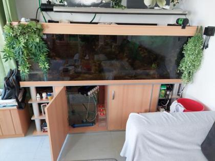 Meerwasseraquarium kompl. 850 L, 2 m x 0,7 x 0,6 abzugeben oder Tausch