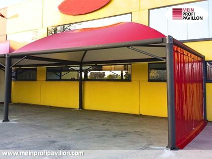 Pavillon 5x5 Überdachung Sonnenschutz Festzelt Terrassenüberdachung Pvc