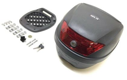 28 Liter Universal Roller Topcase Koffer Helmfach für Piaggio Sfera TPH Zip 50