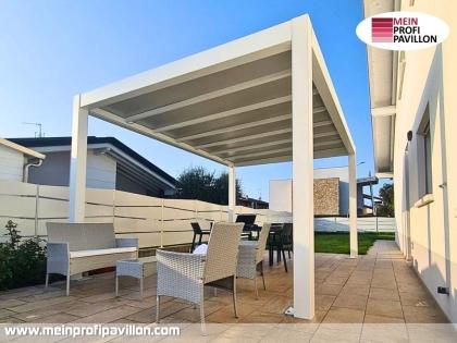 Pergola 3x3 Überdachung Pavillon Terrassenüberdachung Zelt Terrasse Sonnenschutz