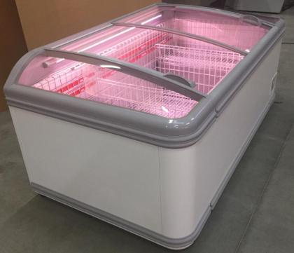 Kühltruhe Tiefkühltruhe Gefriertruhe AHT MIAMI 185 R290 mit AHT LED Beleuchtung