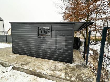 Blechgarage 3x5m Metallgarage Garage nach Maß Hohe Qualität ID437
