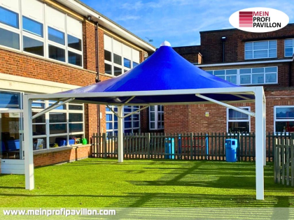 Pavillon 5x6 Überdachung Pagodenzelt Festzelt Pvc Terrassendach Pergola Terrasse