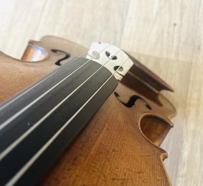 Schön geflammte alte  4/4 Geige Violine sehr guter Klang
