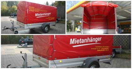 Autoanhänger 1350 kg Anhängerverleih 7 Tage Service Hamburg