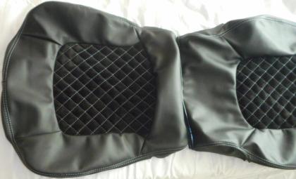 2 x Leder Sitzbezug für Smart Roadster 452