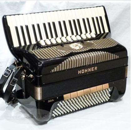 HOHNER GOLA Akkordeon 185 Tasten mit 5-reihigen Minen