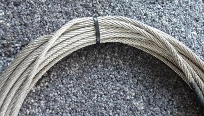 15 Meter Drahtseil - Niro 6 mm