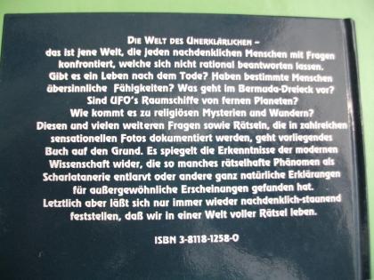 Das Buch - Die Welt des Unerklärlichen